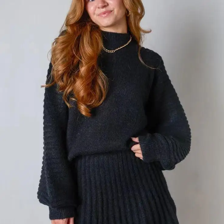 Chuantongtong Women's Cute Sle Sweater Set Bubble Sve Print Midi Dr And Top Two-Piece Set Medium Weight
Chuantongtong Women's Cute Sle Sweater Set Bubble Sve Print Midi Dr And Top Two-Piece Set Medium Weight