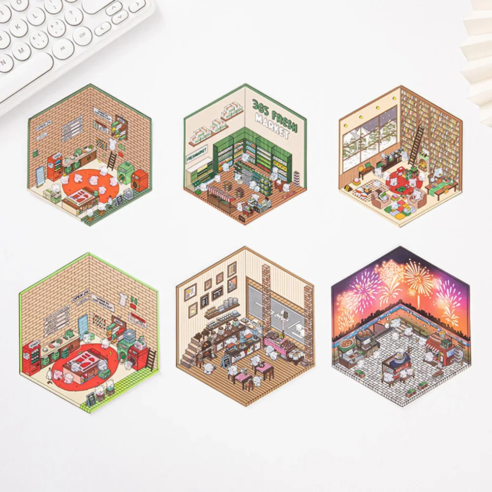 3D Three-Dimensional Storage Landscaping Series Stickers DIY Decorative Stickers Child Stress Relief
3D Three-Dimensional Storage Landscaping Series Stickers DIY Decorative Stickers Child Stress Relief