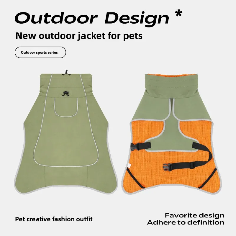 Dog Clothing, Pet Trench Coat, Waterproof and Rainproof, Outdoor Weather Dual-use Suit, Large Dog Pet Windbreaker
Dog Clothing, Pet Trench Coat, Waterproof and Rainproof, Outdoor Weather Dual-use Suit, Large Dog Pet Windbreaker
