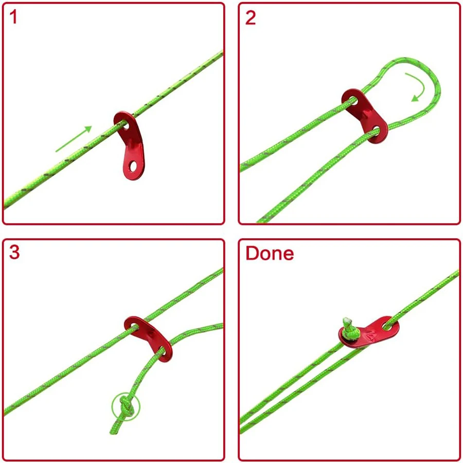 4mm Reflective Guy Lines with Tensioner Adjuster, Strong Nylon Windproof Tent Rope for Camping Tarp Canopy Shelter
4mm Reflective Guy Lines with Tensioner Adjuster, Strong Nylon Windproof Tent Rope for Camping Tarp Canopy Shelter