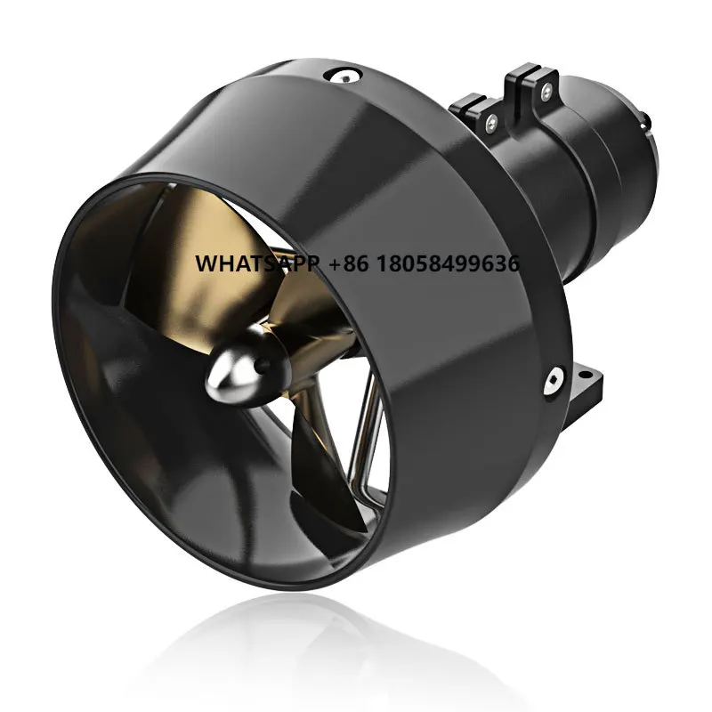 High-Power 15kg Underwater Thruster for ROV Robots Unmanned Ships Deep Water Brushless Motor Hydraulic Supplement Metal Material
High-Power 15kg Underwater Thruster for ROV Robots Unmanned Ships Deep Water Brushless Motor Hydraulic Supplement Metal Material