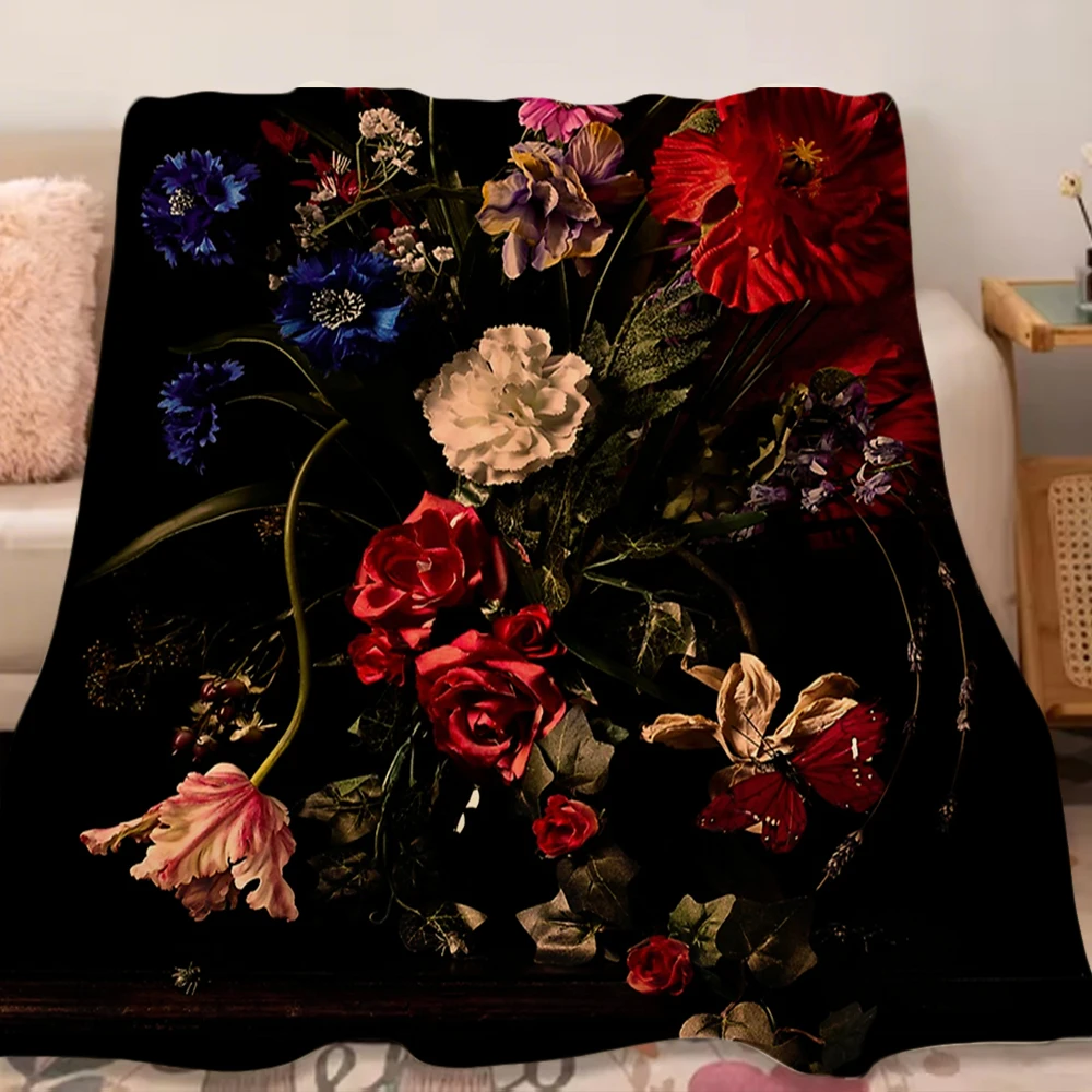 Flannel soft Blanket Rikard Osterlund's Flowers Atrophy for dormitory bathroom Tropical bedsheet moisture-wicking ultra-soft
Flannel soft Blanket Rikard Osterlund's Flowers Atrophy for dormitory bathroom Tropical bedsheet moisture-wicking ultra-soft