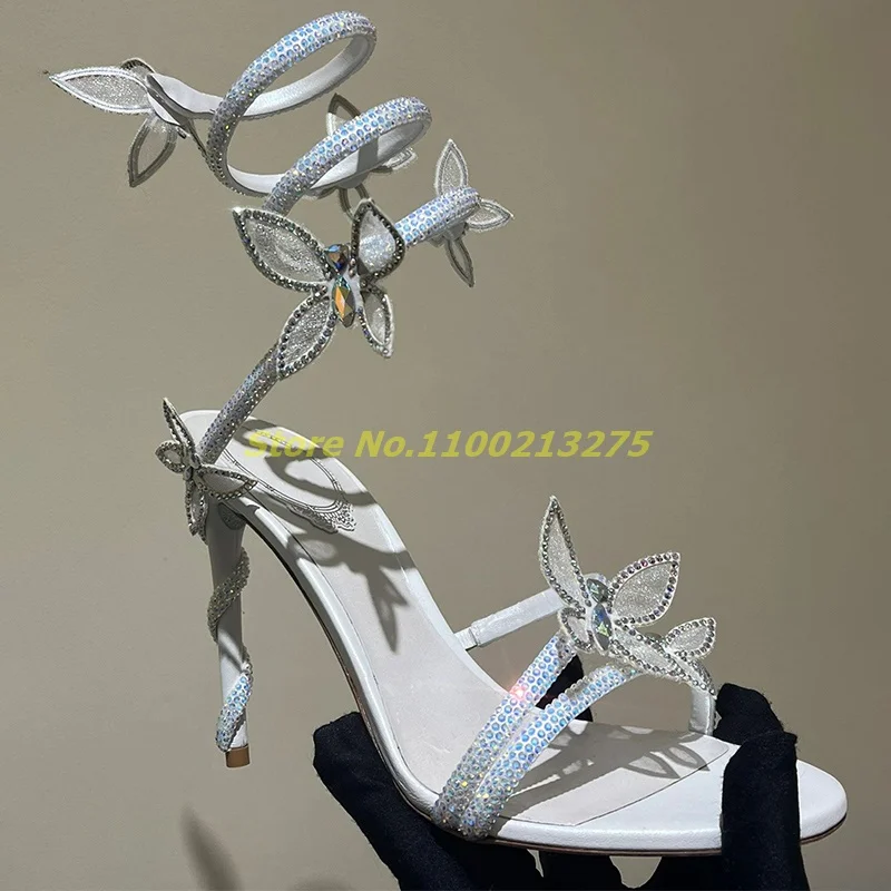Crystal Strap Twine Women Sandals Butterfly Fashion 2024 Summer Women Dress Sandals Open Toe Thin High Heel Shoes
Crystal Strap Twine Women Sandals Butterfly Fashion 2024 Summer Women Dress Sandals Open Toe Thin High Heel Shoes