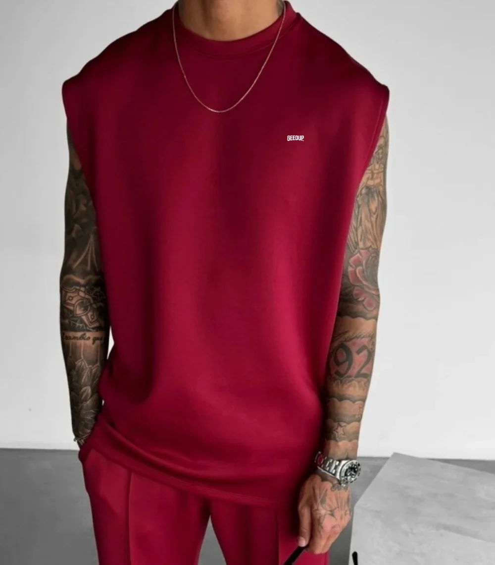 Summer new men's logo vest breathable and comfortable, sleeveless sports casual vest solid color vest T-shirt men's clothes
Summer new men's logo vest breathable and comfortable, sleeveless sports casual vest solid color vest T-shirt men's clothes