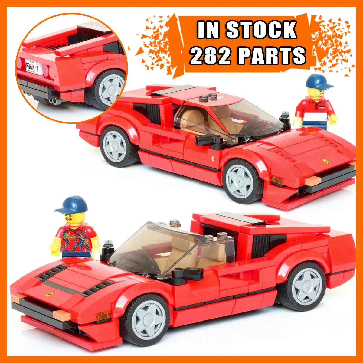 NEW Classic Red Supercar Building Block Set, MOC-64110 Sports Car Model Kit, DIY Assembly Bricks Toy Gift for Boys, Kids
NEW Classic Red Supercar Building Block Set, MOC-64110 Sports Car Model Kit, DIY Assembly Bricks Toy Gift for Boys, Kids