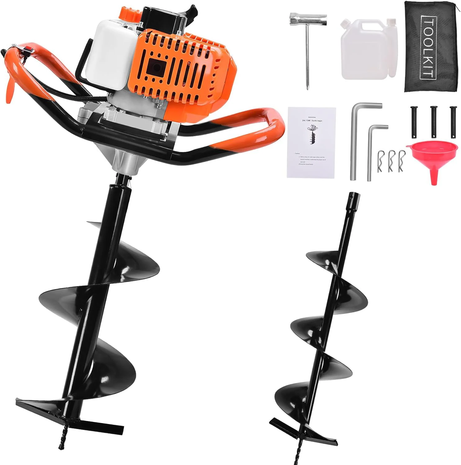 63CC Gas Power Earth Augers Post Hole Digger Farm Garden Heavy Duty Ground Earth Auger Machine Post Hole Digger
63CC Gas Power Earth Augers Post Hole Digger Farm Garden Heavy Duty Ground Earth Auger Machine Post Hole Digger