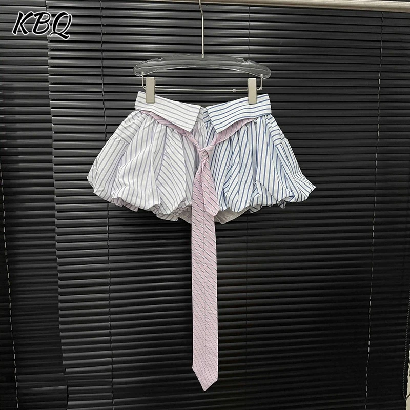 KBQ Hit Color Loose Chic Minimalist Casual Chic Skirts for Women High Waist Spliced Lace Up Stripe Short Skirt Female Fashion
KBQ Hit Color Loose Chic Minimalist Casual Chic Skirts for Women High Waist Spliced Lace Up Stripe Short Skirt Female Fashion