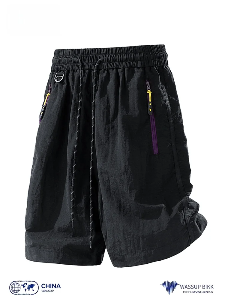 Мужские летние тонкие свободные прямые брюки-капри Wassup Bikk Ice Silk Quick Dry из дышащего комфортного нейлона
Мужские летние тонкие свободные прямые брюки-капри Wassup Bikk Ice Silk Quick Dry из дышащего комфортного нейлона