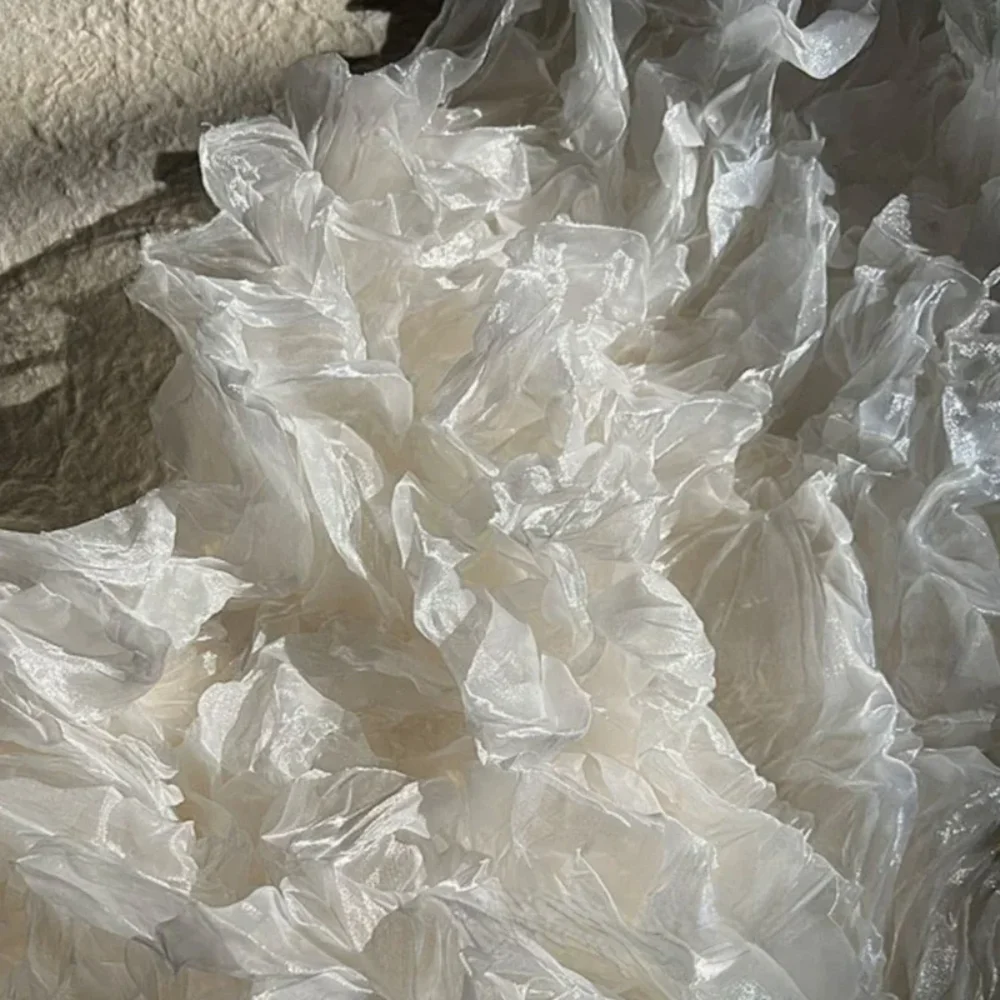 Текстура плиссированная ткань для свадебного украшения фона дизайнерская ткань по метрам одежда Diy швейный материал
Текстура плиссированная ткань для свадебного украшения фона дизайнерская ткань по метрам одежда Diy швейный материал