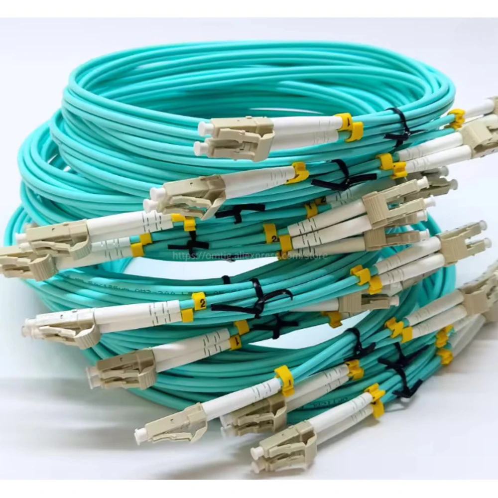 5 Pack High Speed OM3 Optical Jumper LC to LC UPC Multimode Patch Cord
5 Pack High Speed OM3 Optical Jumper LC to LC UPC Multimode Patch Cord