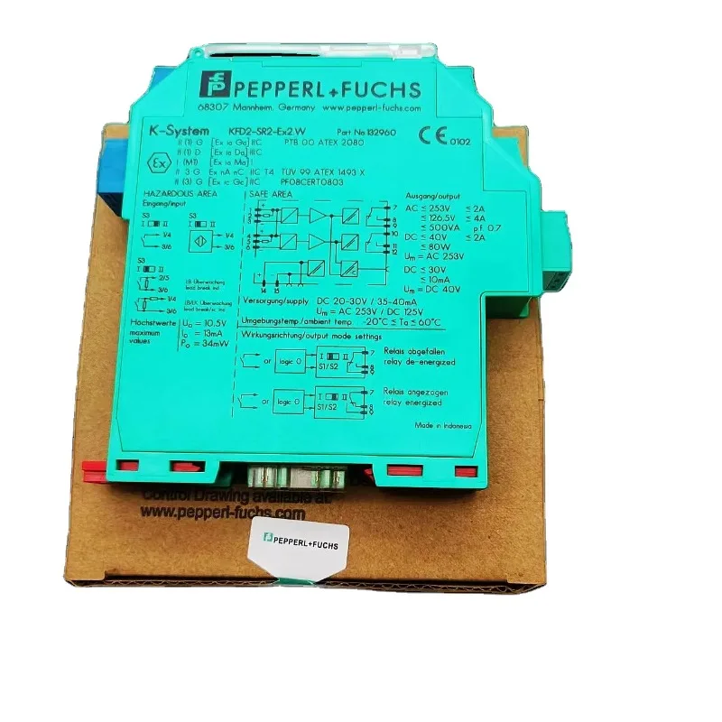 Original P+F MTL KCD2-STC-EX1 KCD2-UT2-EX1 KCD2-SCD-EX1 SMART Transmitter Power Supply for P+F
Original P+F MTL KCD2-STC-EX1 KCD2-UT2-EX1 KCD2-SCD-EX1 SMART Transmitter Power Supply for P+F