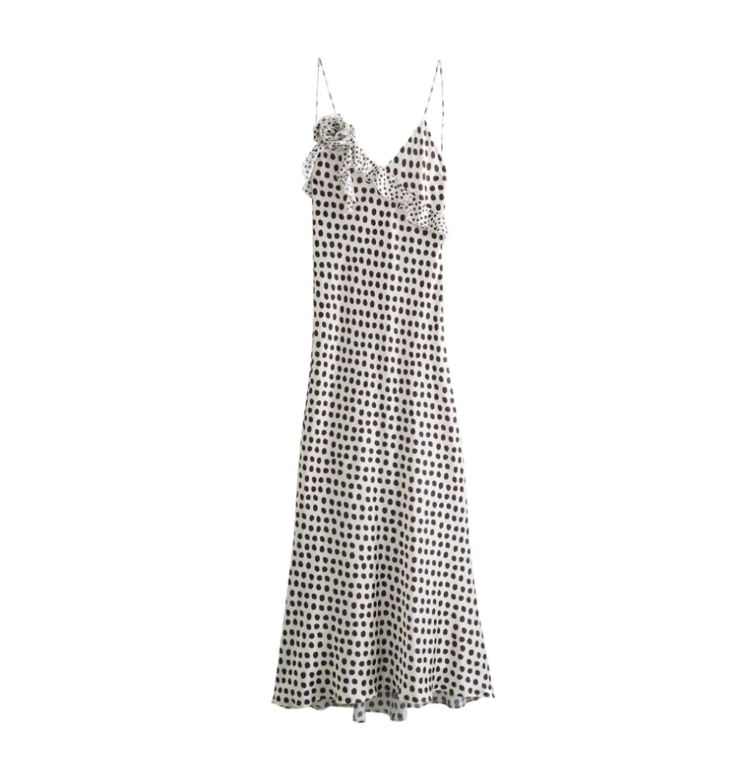 French pure sexy V-neck suspender dress female summer new holiday backless polka dot long suspender dress
French pure sexy V-neck suspender dress female summer new holiday backless polka dot long suspender dress