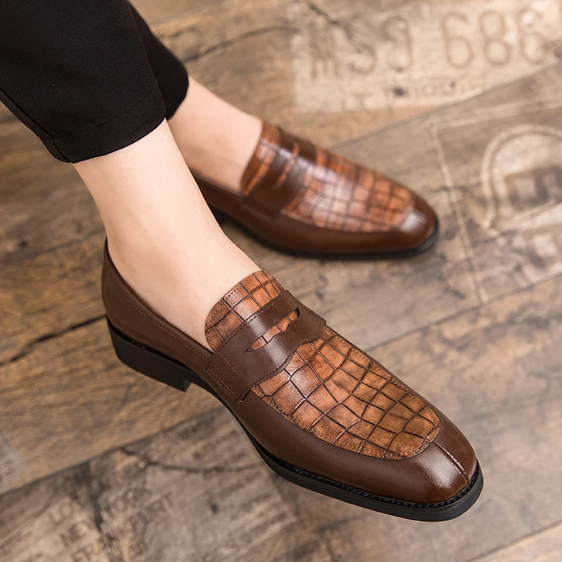 High Quality Penny Loafer Designer New Mens Leather Casual Shoes Formal Shoes for Men Driving Shoes Comfortable Brown Moccasins
High Quality Penny Loafer Designer New Mens Leather Casual Shoes Formal Shoes for Men Driving Shoes Comfortable Brown Moccasins