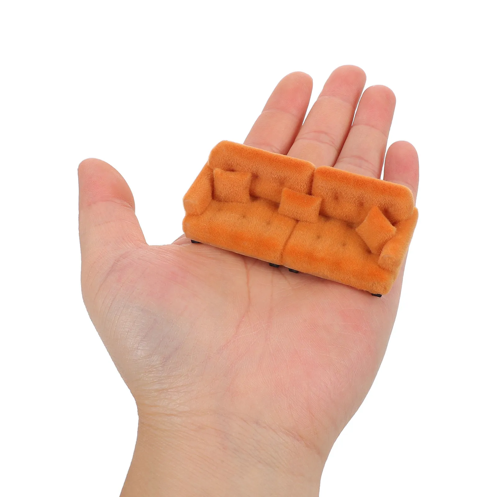 Brown 1:30 Miniature Sofa Dollhouse Furniture with Flocked Texture Soft Touch Realistic Design for Tiny House Living Room Mini
Brown 1:30 Miniature Sofa Dollhouse Furniture with Flocked Texture Soft Touch Realistic Design for Tiny House Living Room Mini