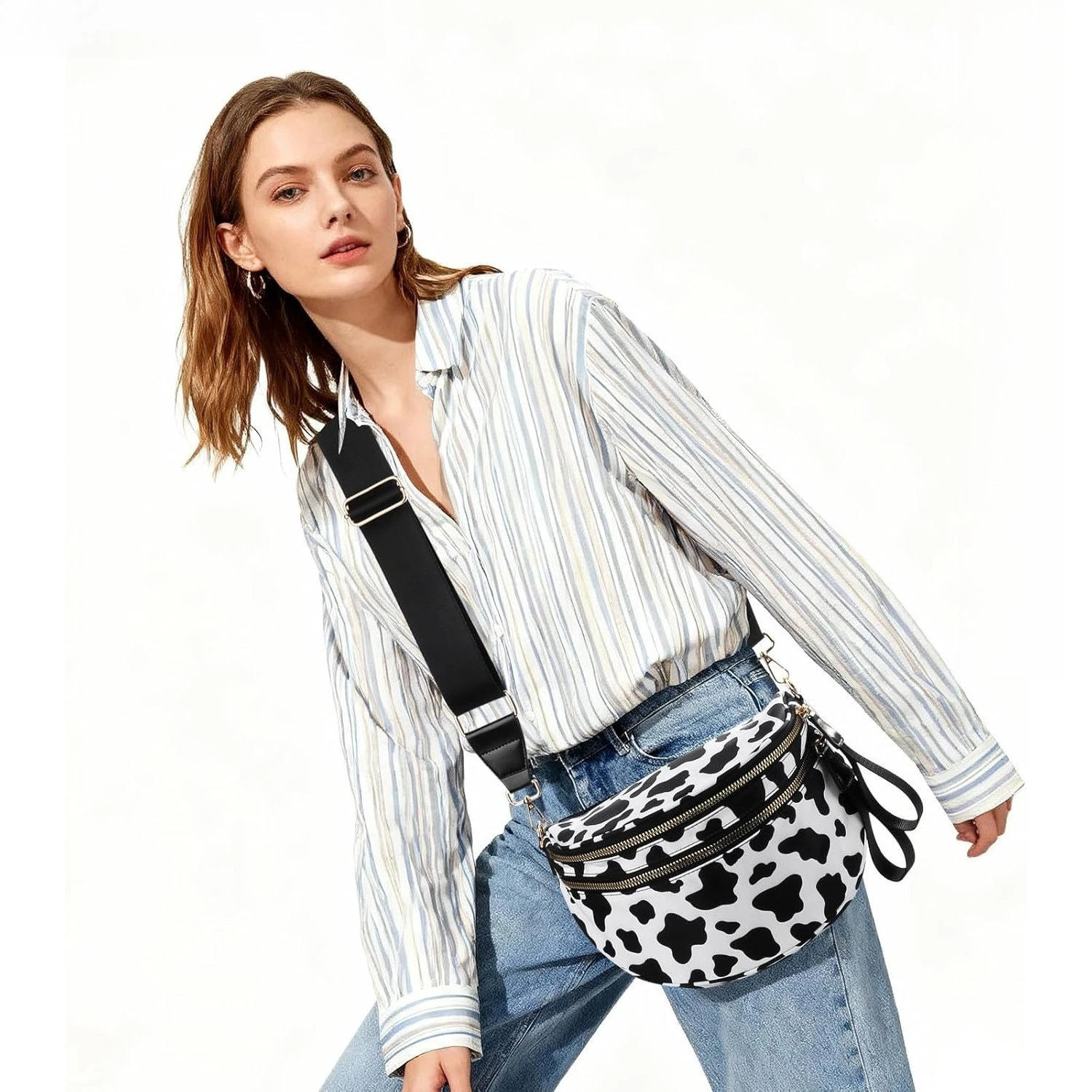 Cow Print Women Shell Crossbody Bag Trendy Large Capacity Shoulder Bag Lightweight Casual Daily Sports Purse
Cow Print Women Shell Crossbody Bag Trendy Large Capacity Shoulder Bag Lightweight Casual Daily Sports Purse