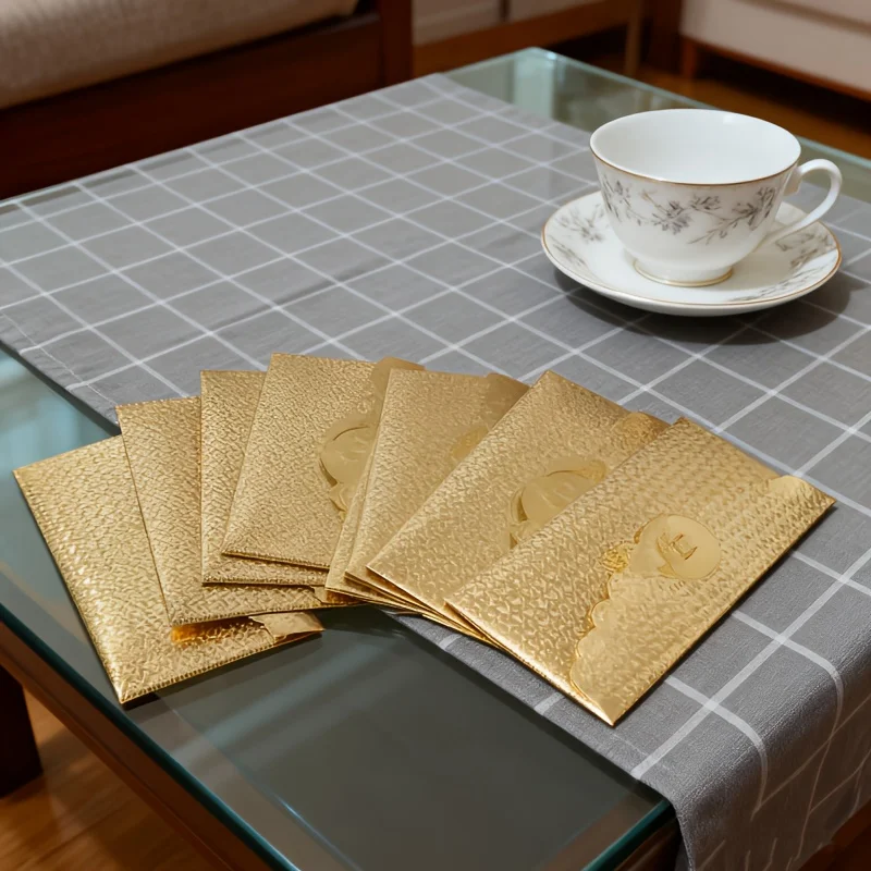 5PCS Creative Gold Envelopes For Cash Gift Wrapping Valentine Birthday Party Favor
5PCS Creative Gold Envelopes For Cash Gift Wrapping Valentine Birthday Party Favor