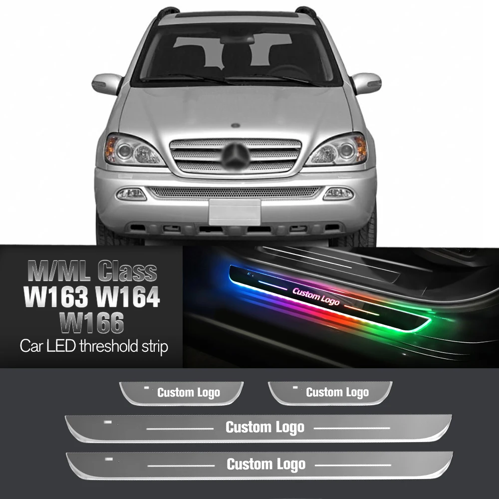 Car Door Sill Light For Mercedes Benz M ML Class W163 W164 W166 Customized Logo LED Welcome Threshold Pedal Lamp Accessories
Car Door Sill Light For Mercedes Benz M ML Class W163 W164 W166 Customized Logo LED Welcome Threshold Pedal Lamp Accessories