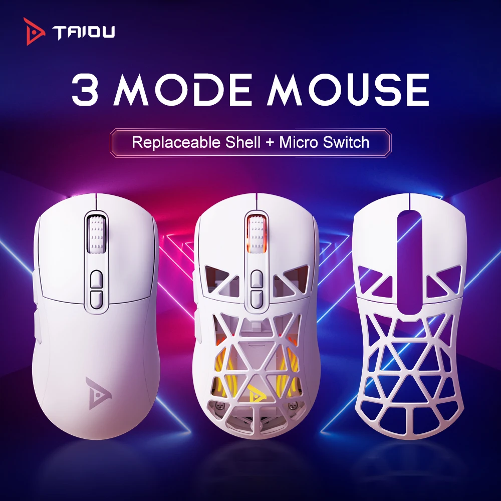 TAIDU TSG809 2.4G Wireless Mouse PAW3311 White Magnetic Cover With Adjustable DPI For PC Laptop Tri-Mode Gaming Mouse
TAIDU TSG809 2.4G Wireless Mouse PAW3311 White Magnetic Cover With Adjustable DPI For PC Laptop Tri-Mode Gaming Mouse