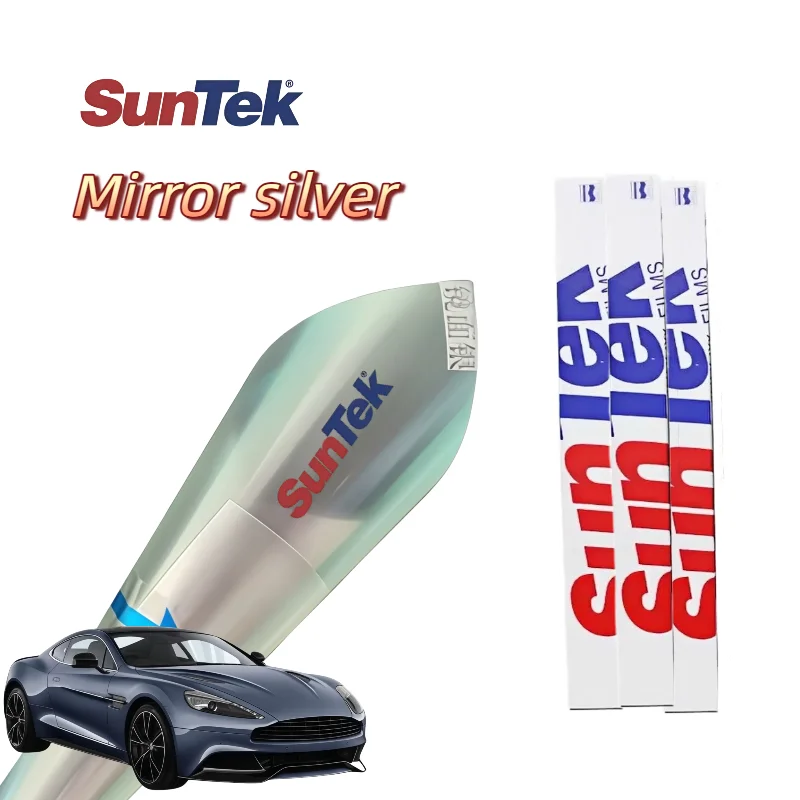 Suntek Mirror Silver Car Window Tint Film 59.4% VLT 40.5% UV Rejection 14.2% IRR Blocking High Reflectivity Heat Insulation Film
Suntek Mirror Silver Car Window Tint Film 59.4% VLT 40.5% UV Rejection 14.2% IRR Blocking High Reflectivity Heat Insulation Film