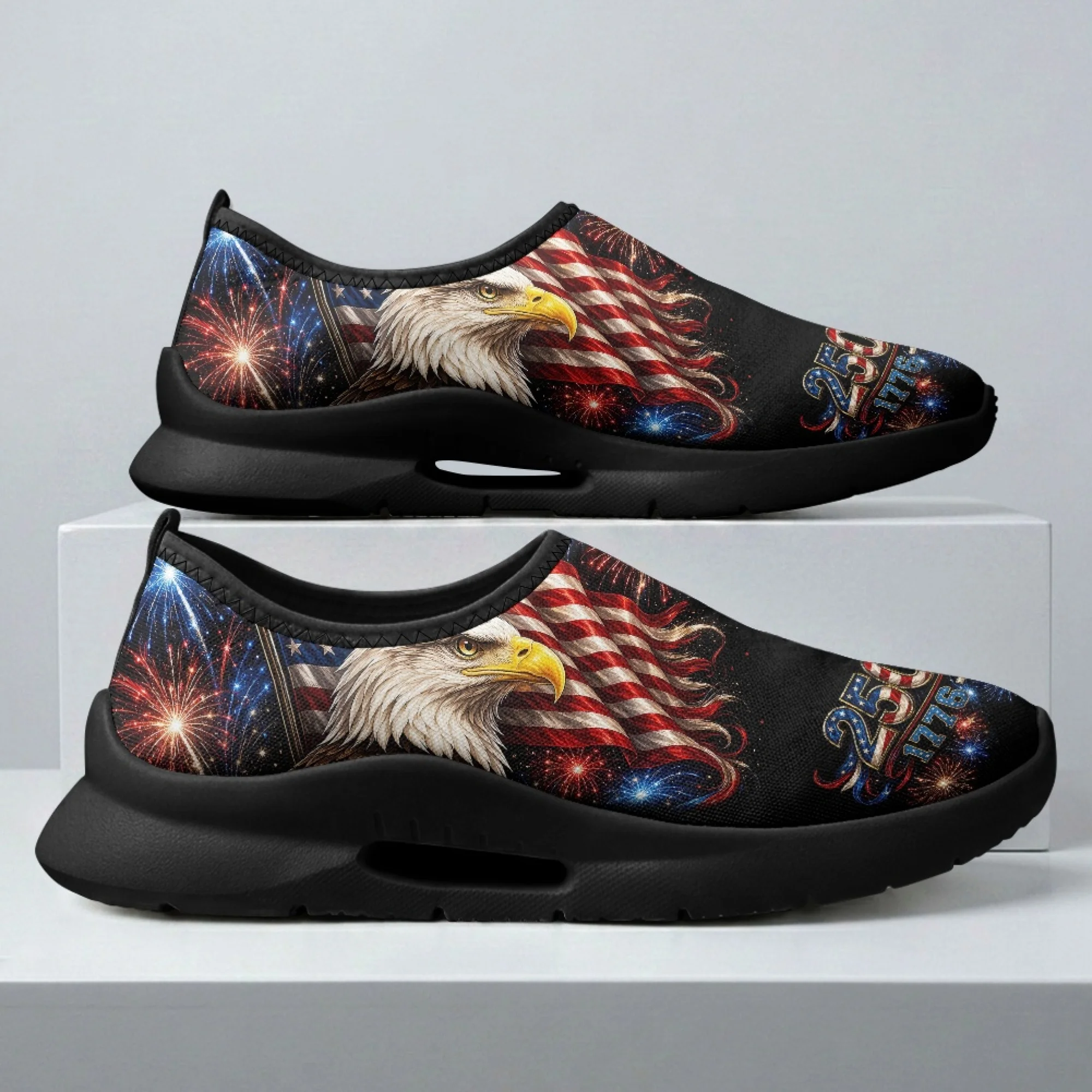 XIXIRIMIDO American Flag Eagle Mens Casual Shoes Slip On Walking Sneakers Womens Gym Workout Shoes Breathable Mesh Walking Shoes
XIXIRIMIDO American Flag Eagle Mens Casual Shoes Slip On Walking Sneakers Womens Gym Workout Shoes Breathable Mesh Walking Shoes