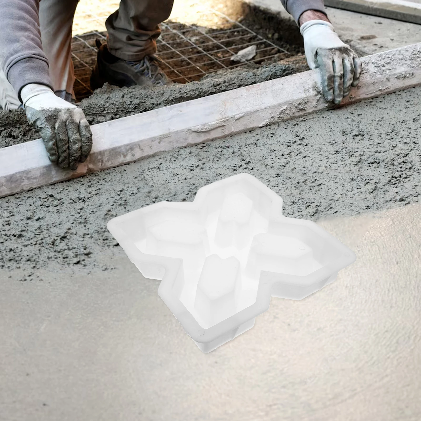Reusable Cement Mold Pavement Stone Mold 30X30X6Cm Concrete Stepping Stone Molds Yard Garden Pathway Easy Use No Skills Required 
Reusable Cement Mold Pavement Stone Mold 30X30X6Cm Concrete Stepping Stone Molds Yard Garden Pathway Easy Use No Skills Required
