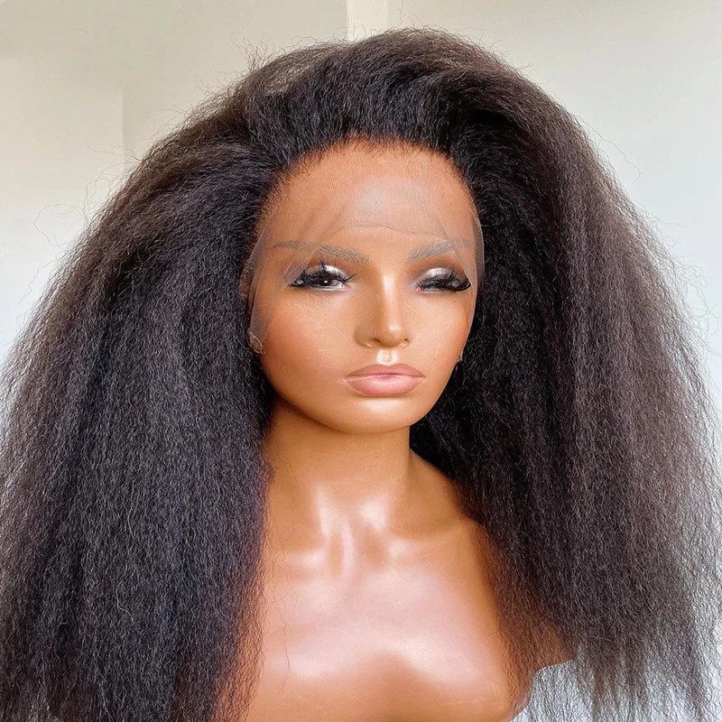 Soft 26 Inch 180% Density Natural Preplucked Long Black Kinky Straight Lace Front Wig For Black Women Babyhair Glueless Daily
Soft 26 Inch 180% Density Natural Preplucked Long Black Kinky Straight Lace Front Wig For Black Women Babyhair Glueless Daily