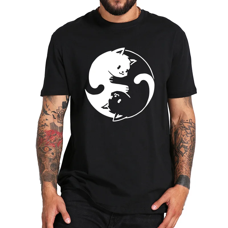 FPTaichi Cat T-shirt Yinyang Kongfu Cute Graphic Design Short Sleeve High Quality Tops Tee Gifts Size 100% Cotton
FPTaichi Cat T-shirt Yinyang Kongfu Cute Graphic Design Short Sleeve High Quality Tops Tee Gifts Size 100% Cotton