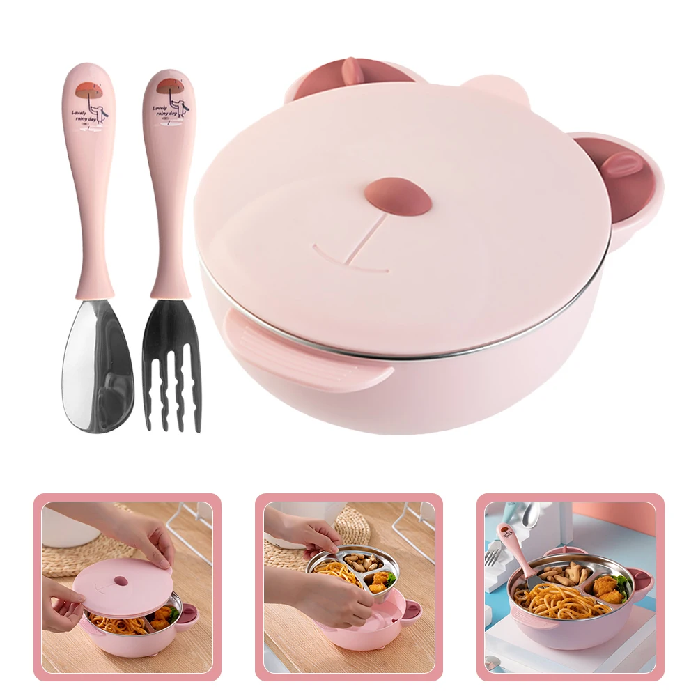 Baby Meal Plate Complementary Food Bowl Stainless Steel Bowls for Infant Keep Warm Grid Feeding Suction Plates Baby Feeding
Baby Meal Plate Complementary Food Bowl Stainless Steel Bowls for Infant Keep Warm Grid Feeding Suction Plates Baby Feeding