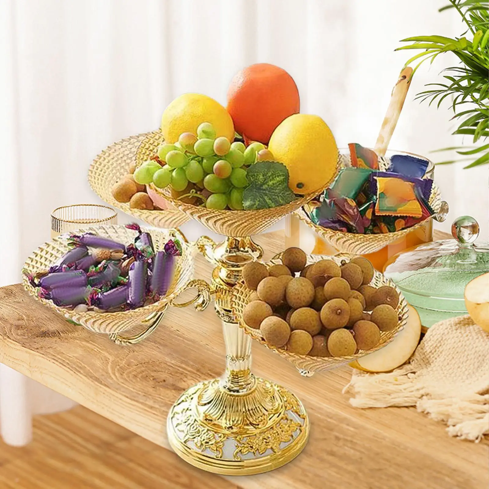 Stylish Snack Tray with Rotating Feature, Multi-Compartment Serving Dish
Stylish Snack Tray with Rotating Feature, Multi-Compartment Serving Dish