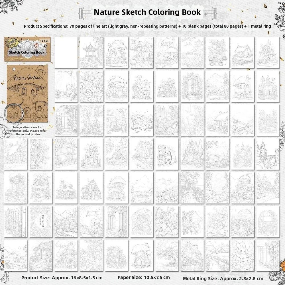 Loose Leaf Drawing Notebook Metal Cover Solid Paper Sketchbook for Kids 80 Pages DIY Coloring Notebook for Practice Relaxation
Loose Leaf Drawing Notebook Metal Cover Solid Paper Sketchbook for Kids 80 Pages DIY Coloring Notebook for Practice Relaxation