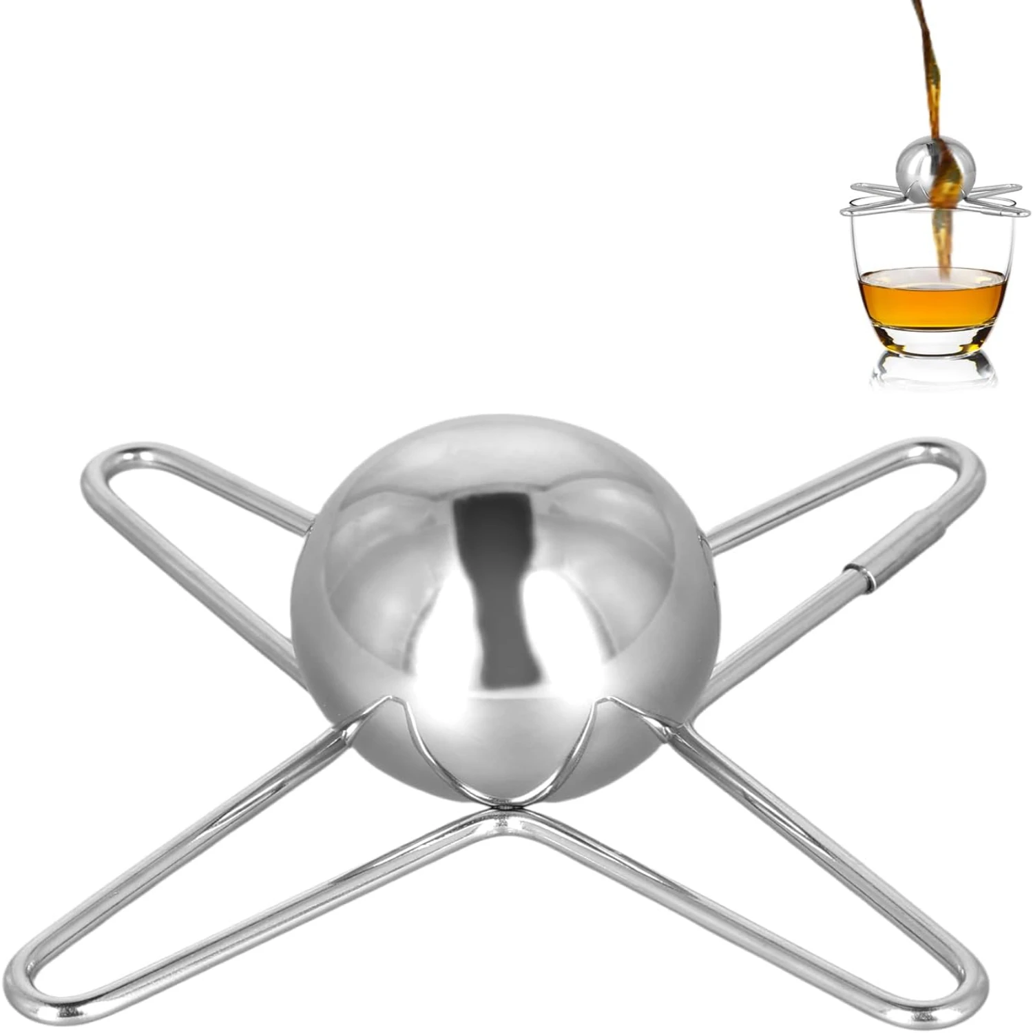 Coffee Cooling Ball, 1.57 Inch Stainless Steel Espresso Ball Reusable Coffee Freezer Ball Unleash Original Flavors Coffee Coolin
Coffee Cooling Ball, 1.57 Inch Stainless Steel Espresso Ball Reusable Coffee Freezer Ball Unleash Original Flavors Coffee Coolin