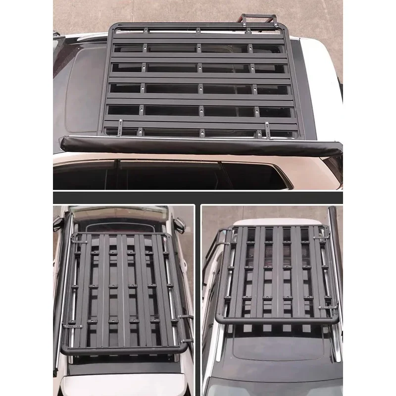 Wholesale Aluminum Alloy Expansion Roof Cargo Basket Fit Patrol Y62, 20KG Load Roof Rack Compatible With SUV Factory Roof Rail M
Wholesale Aluminum Alloy Expansion Roof Cargo Basket Fit Patrol Y62, 20KG Load Roof Rack Compatible With SUV Factory Roof Rail M