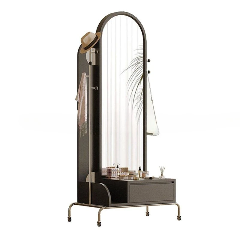 Integrated storage cabinet household bedroom coat rack full-length mirror retro light luxury fitting mirror locker
Integrated storage cabinet household bedroom coat rack full-length mirror retro light luxury fitting mirror locker