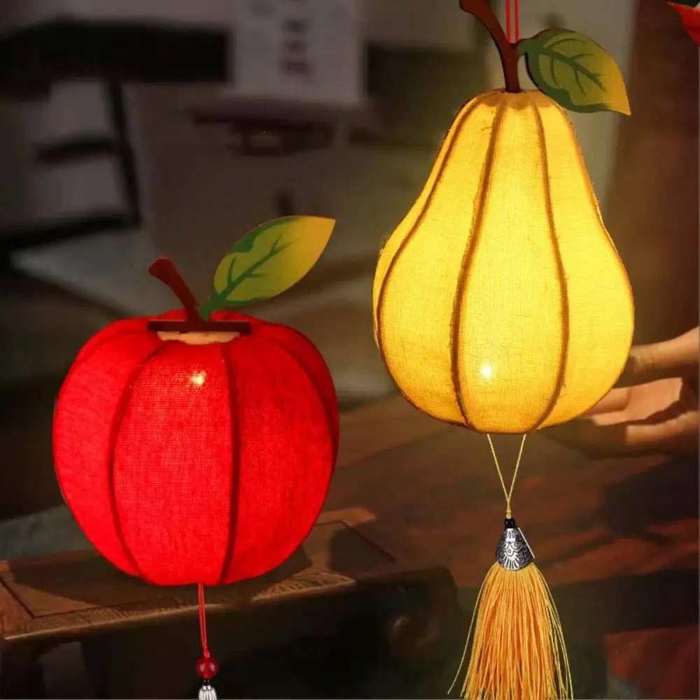 Pear Shape Mid-Autumn Festival Lantern Handheld Chinese Style Small Persimmon Lantern Tassel Luminous DIY Lantern Making Kit
Pear Shape Mid-Autumn Festival Lantern Handheld Chinese Style Small Persimmon Lantern Tassel Luminous DIY Lantern Making Kit
