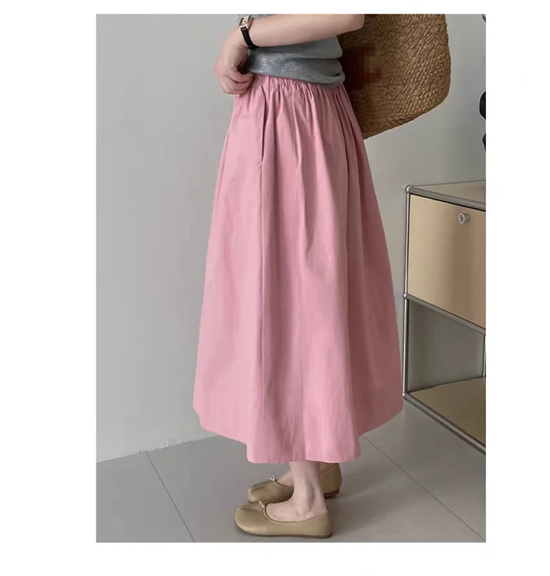 plus Size Summer Cotton Linen A-Line Skirt with Elastic Waist Pure Color Casual Street Wear Long Skirt
plus Size Summer Cotton Linen A-Line Skirt with Elastic Waist Pure Color Casual Street Wear Long Skirt