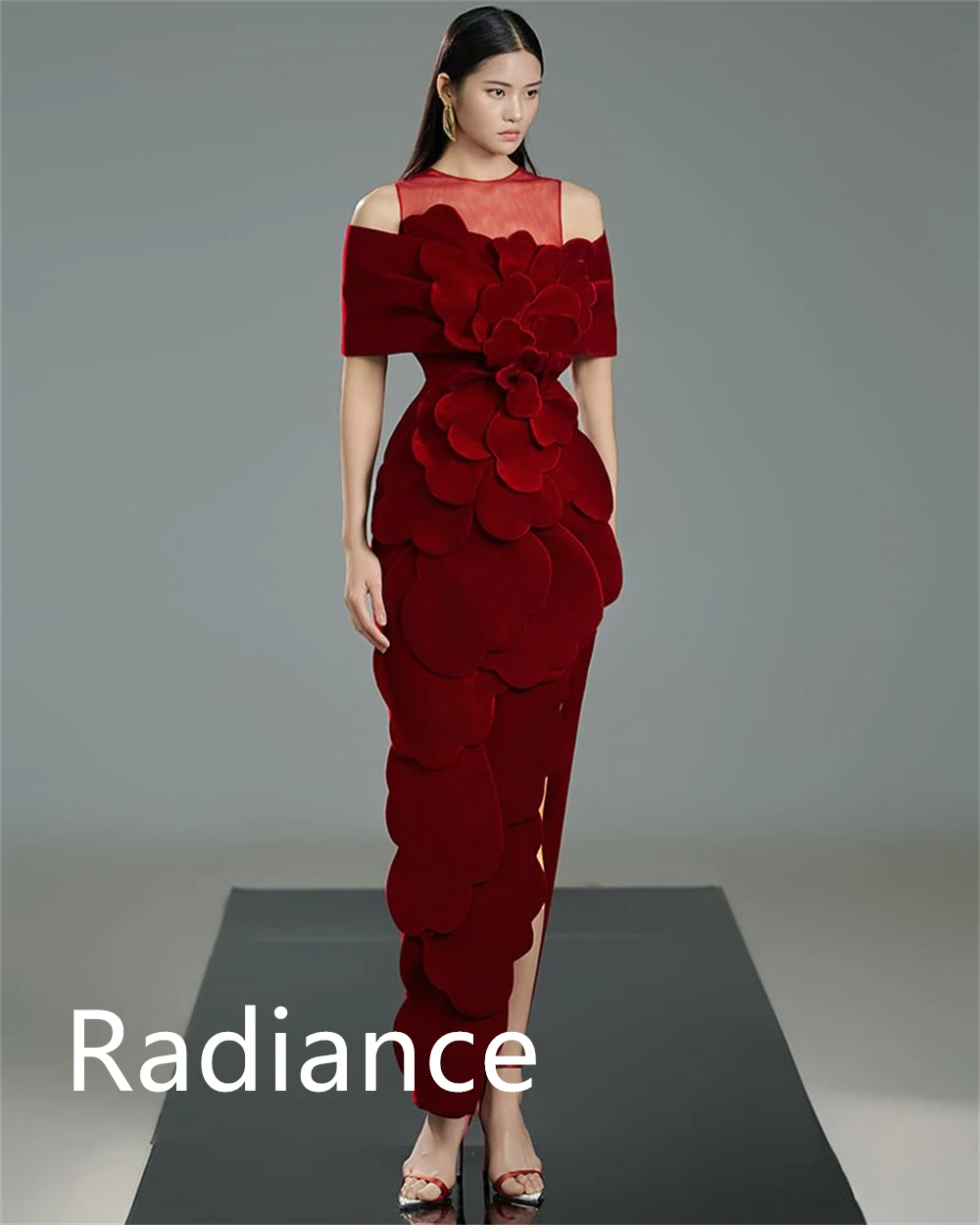 Customized Delicate Burgundy Jersey Evening Dress Exquisite Crew Neck Cap Sleeve Short Sleeves Mermaid Bespoke Occasio
Customized Delicate Burgundy Jersey Evening Dress Exquisite Crew Neck Cap Sleeve Short Sleeves Mermaid Bespoke Occasio