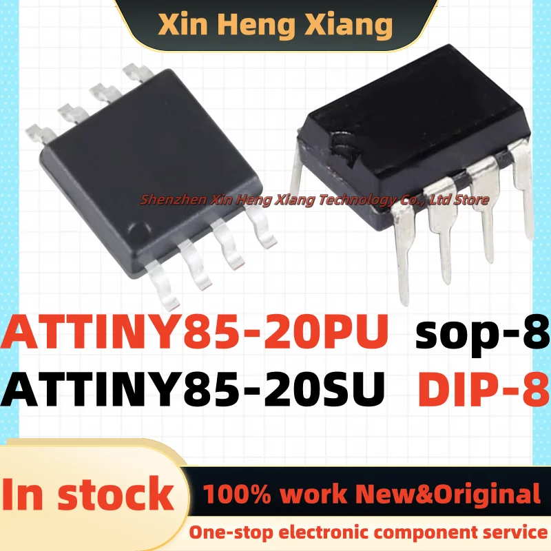 (1pcs) ATTINY85-20SU ATTINY85 20SU TINY85-20SU TINY85 20SU sop-8 ATTINY85-20PU ATTINY85 20PU TINY85-20U TINY85 DIP-8
(1pcs) ATTINY85-20SU ATTINY85 20SU TINY85-20SU TINY85 20SU sop-8 ATTINY85-20PU ATTINY85 20PU TINY85-20U TINY85 DIP-8