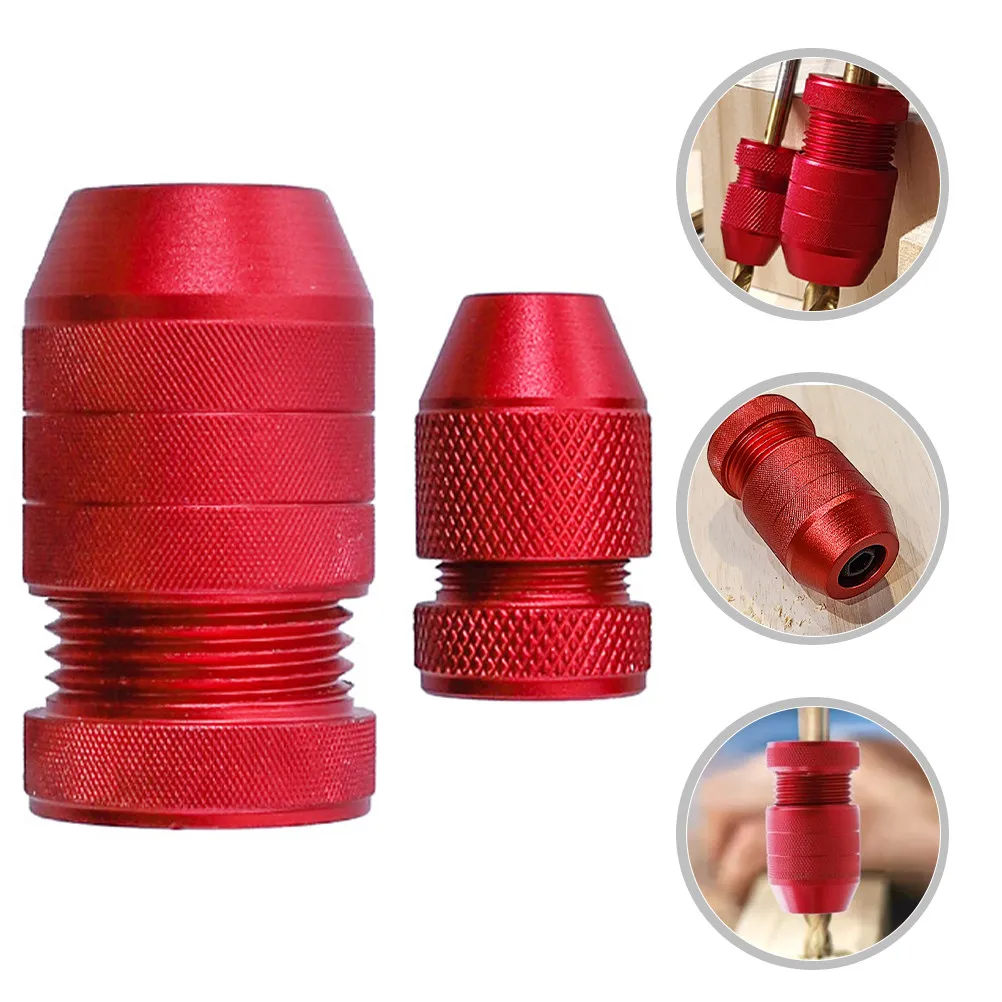 2Pcs Drill Bit Locator Aluminum Drill Stop Ring with Nylon Inner Lock Adjustable Depth Control for Woodworking Metal Drilling
2Pcs Drill Bit Locator Aluminum Drill Stop Ring with Nylon Inner Lock Adjustable Depth Control for Woodworking Metal Drilling
