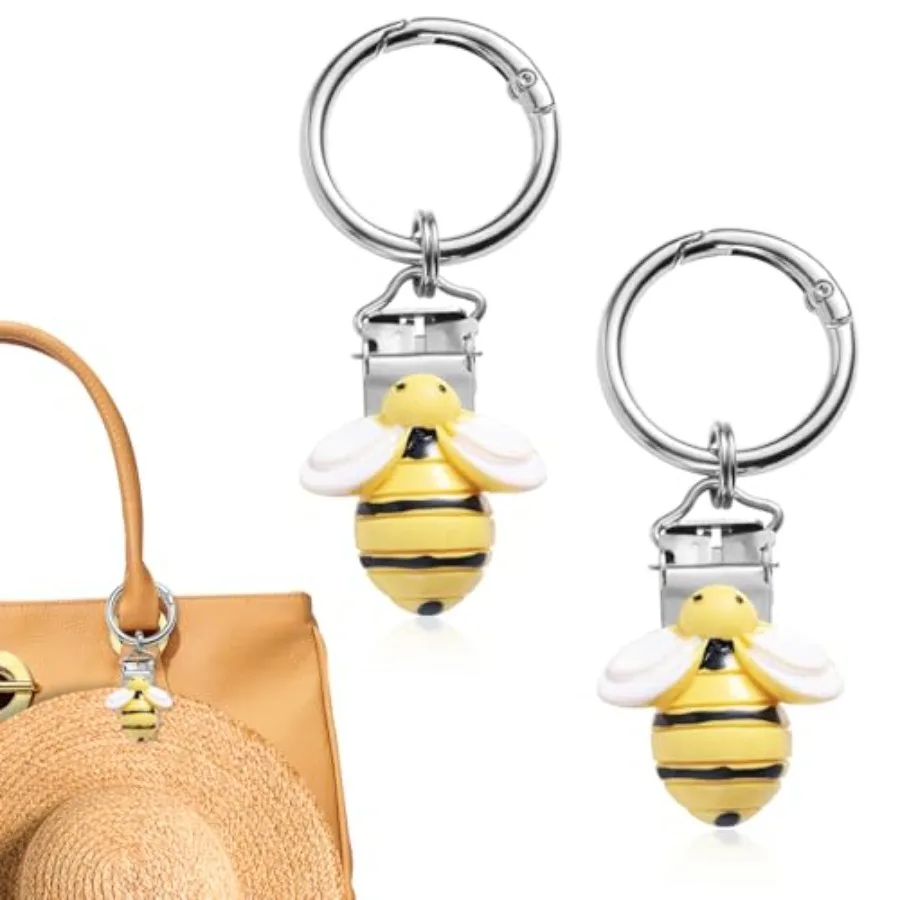 2pcs Hat Holder for Travel on Bag, Cute Bee Shape Hat Clips Resin and Zinc Alloy Fastener Clips for Backpacks Wallets Luggage P
2pcs Hat Holder for Travel on Bag, Cute Bee Shape Hat Clips Resin and Zinc Alloy Fastener Clips for Backpacks Wallets Luggage P
