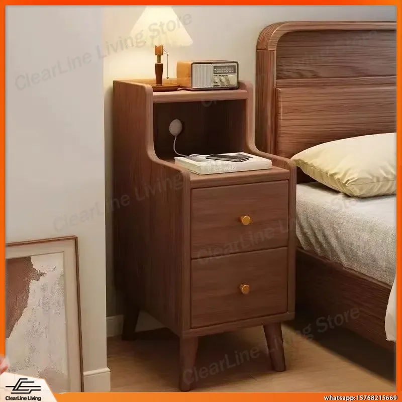 Chinese Style Nightstand Multi-Layer Narrow Slim Design Modern Storage Shelf Compact Side Table for Small Bedroom Office Lab
Chinese Style Nightstand Multi-Layer Narrow Slim Design Modern Storage Shelf Compact Side Table for Small Bedroom Office Lab