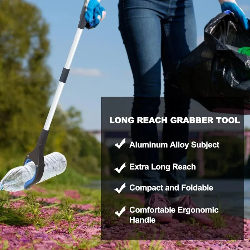 360 Rotating Clip Foldable Trash Grabber 80cm Lightweight Extender Gripper Garbage Picker Pick Up Hand Tool
360 Rotating Clip Foldable Trash Grabber 80cm Lightweight Extender Gripper Garbage Picker Pick Up Hand Tool