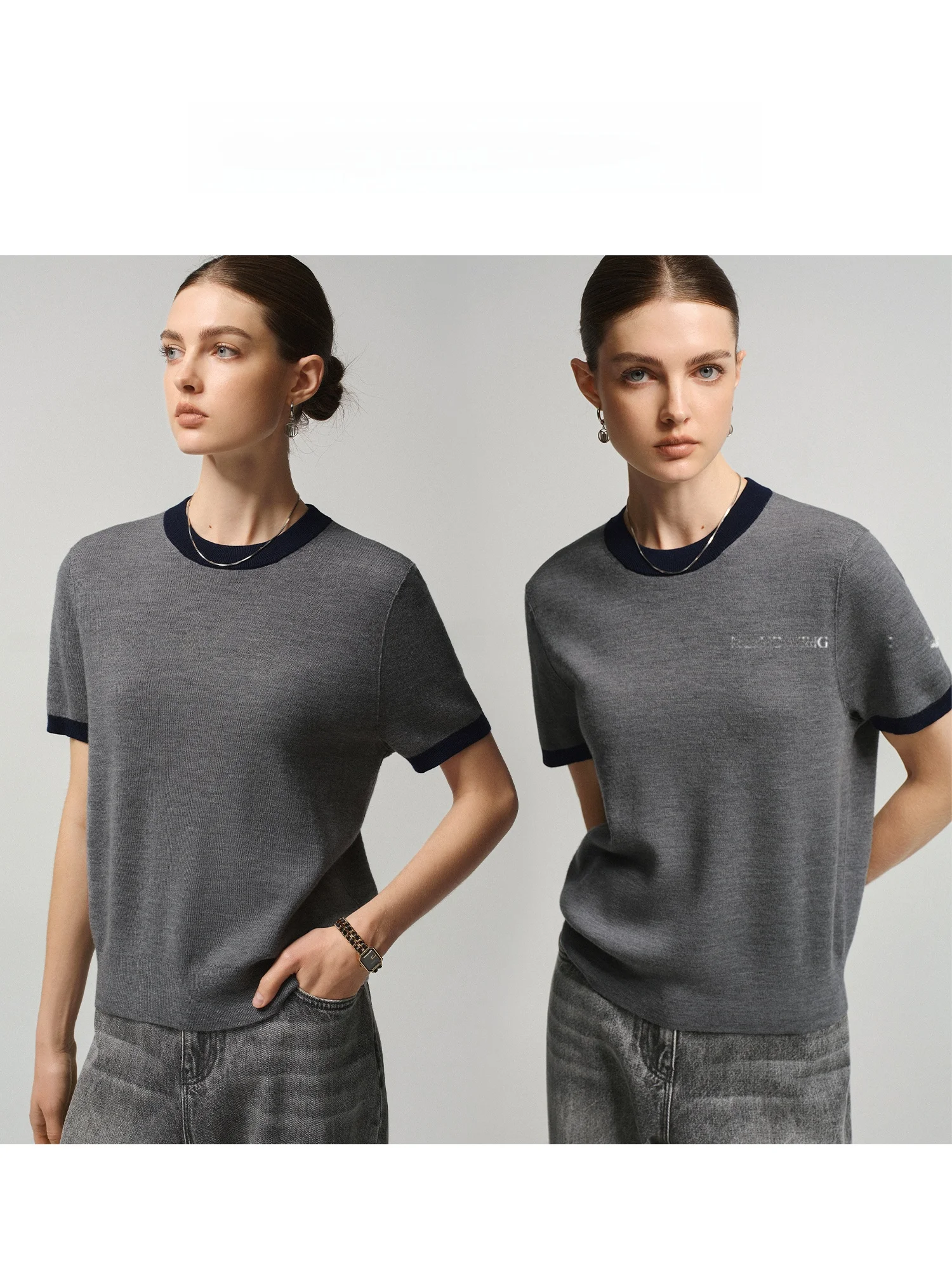 Blancwing Capsule Wardrobe Wool Knitted T-irt round Ne ort Sve Color Blo Design Women's Loose Fit Knitwear
Blancwing Capsule Wardrobe Wool Knitted T-irt round Ne ort Sve Color Blo Design Women's Loose Fit Knitwear