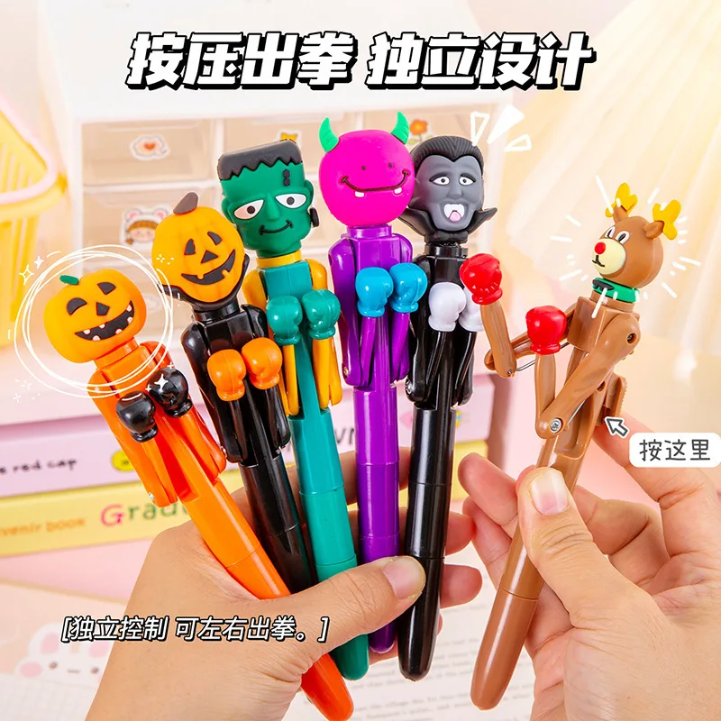 12 Pcs Creative Boxing Ballpoint Pen Personality Funny Student Interactive Stress Reduction Blue Ballpoint Pen Halloween
12 Pcs Creative Boxing Ballpoint Pen Personality Funny Student Interactive Stress Reduction Blue Ballpoint Pen Halloween