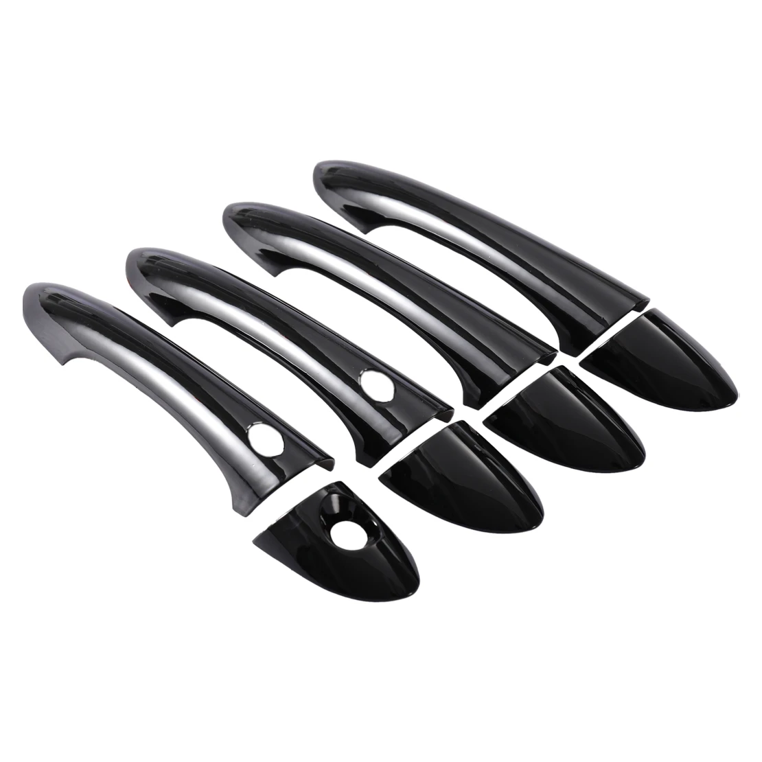 1 Set Car Exterior Door Handle Covers Trims with Smart Key Hole Black ABS Fit for Hyundai Sonata 2011 2012 2013 2014
1 Set Car Exterior Door Handle Covers Trims with Smart Key Hole Black ABS Fit for Hyundai Sonata 2011 2012 2013 2014