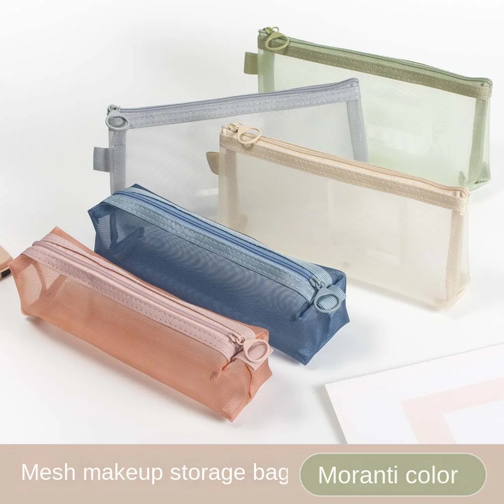 Косметичка Morandi Color Mesh, косметичка на молнии, сетчатая сумка для хранения косметических кистей, большая вместимость
Косметичка Morandi Color Mesh, косметичка на молнии, сетчатая сумка для хранения косметических кистей, большая вместимость