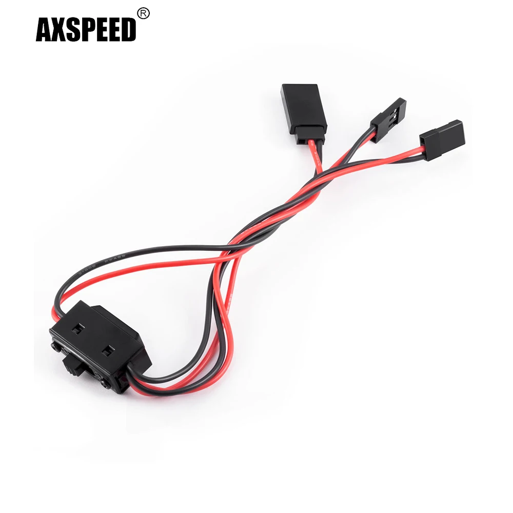 AXSPEED JST JR Futaba Plug Power On Off Switches RC Switch Receiver for RC Car Truck Airplane Helicopter
AXSPEED JST JR Futaba Plug Power On Off Switches RC Switch Receiver for RC Car Truck Airplane Helicopter