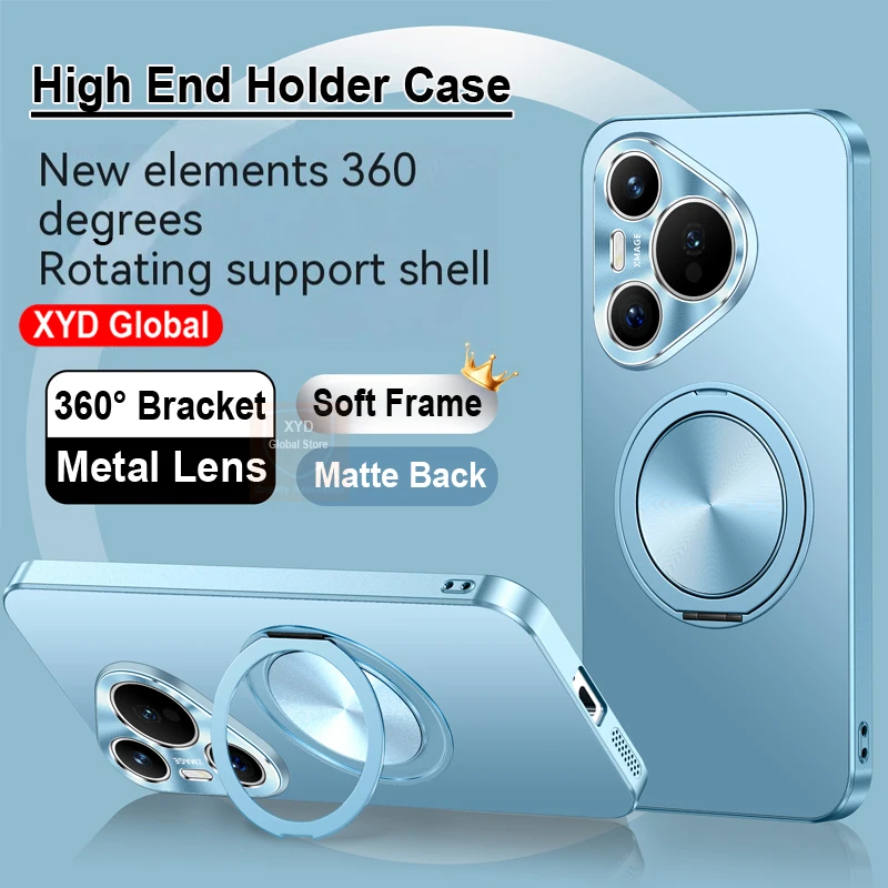 For Huawei Pura 70 Ultra Pro Case Magnetic Holder Ring Cover For Huawei Pura 70 Pro Plus Pura70 Phone Case Shell 360 Bracket
For Huawei Pura 70 Ultra Pro Case Magnetic Holder Ring Cover For Huawei Pura 70 Pro Plus Pura70 Phone Case Shell 360 Bracket