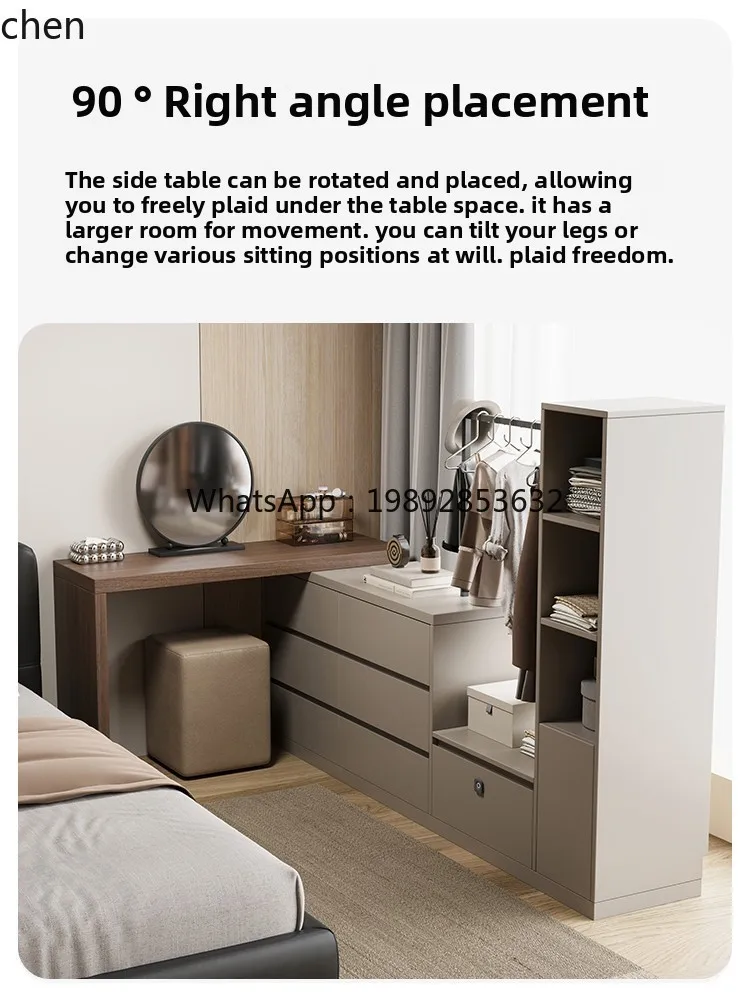 YXY coat rack dresser integrated bedroom bedside storage small floor storage combination chest
YXY coat rack dresser integrated bedroom bedside storage small floor storage combination chest