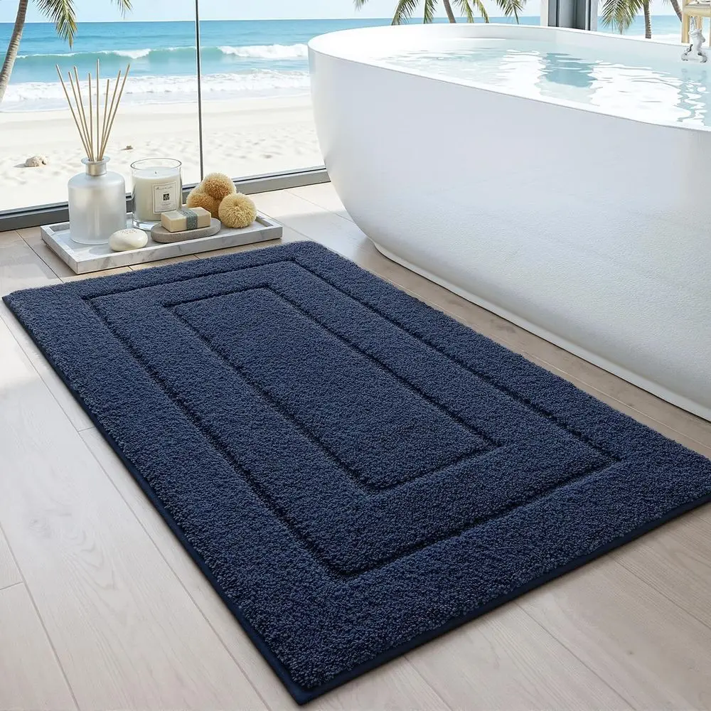 Bathroom Rug 43x24, Non Slip Washable Bath Mat or Shower loor, Extra Large Absorbent Sot Bathmat with Rubber Backing, Quick Dry
Bathroom Rug 43x24, Non Slip Washable Bath Mat or Shower loor, Extra Large Absorbent Sot Bathmat with Rubber Backing, Quick Dry