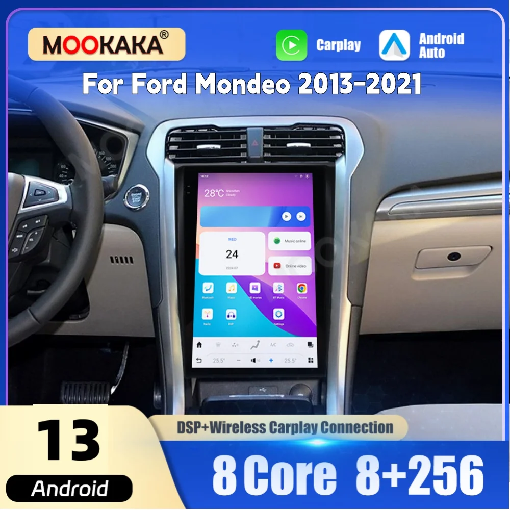 13.6 Inch For Ford Mondeo 2013-2021 Car Radio Player Android 9 Multimedia GPS Navigation Head Unit Tape Recorder Auto Stereo HD
13.6 Inch For Ford Mondeo 2013-2021 Car Radio Player Android 9 Multimedia GPS Navigation Head Unit Tape Recorder Auto Stereo HD